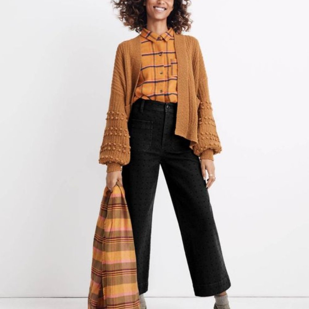 NWT Madewell Flannel Classic Ex-Boyfriend Shirt in Caffrey Plaid